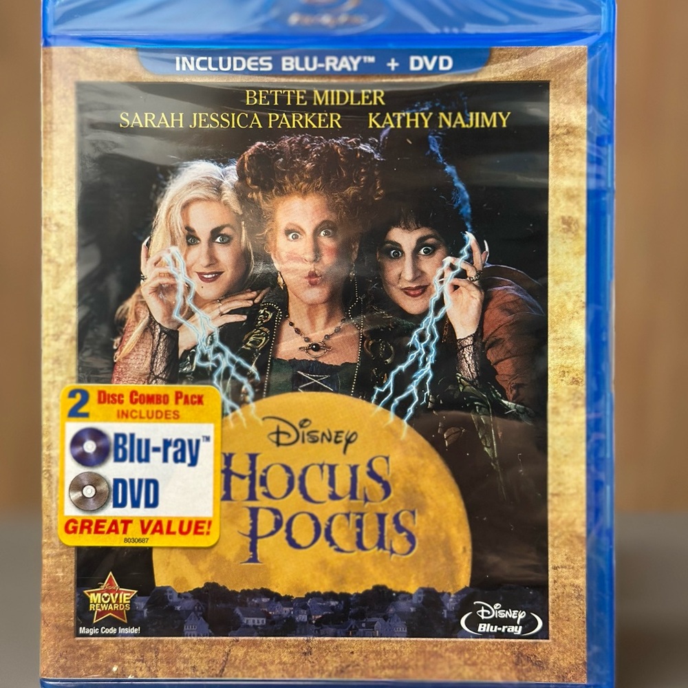 Hocus Pocus Blu-Ray/DVD New unopened